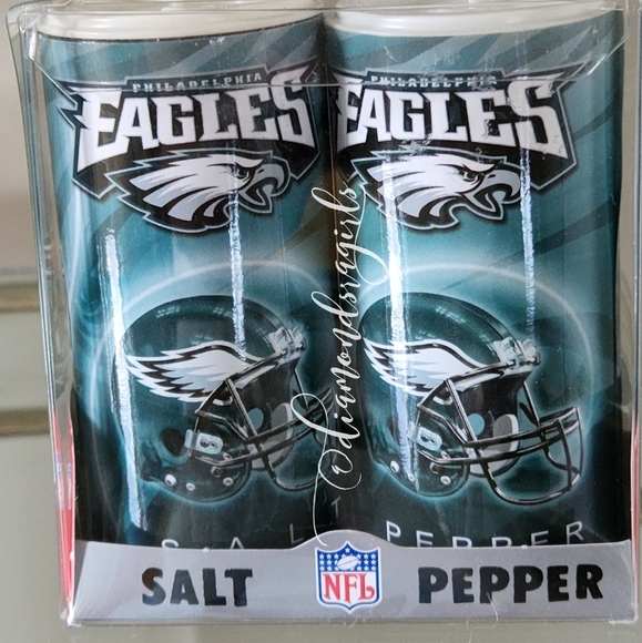 !!SOLD!! PHILADELPHIA EAGLES Game Day Salt & Pepper Shakers NFL NEW! - Picture 2 of 9